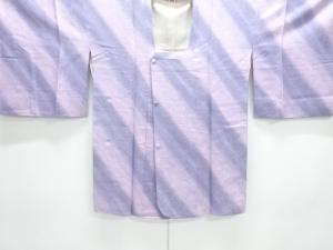 斜め縞模様道行コート